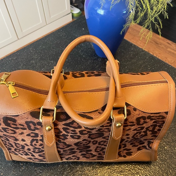 Leopard Print Women's Bag - Picture 2 of 3